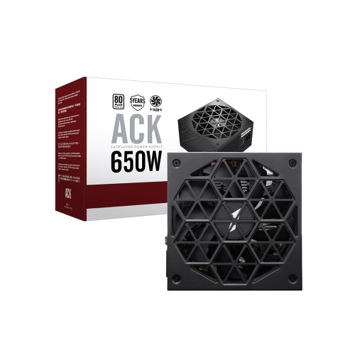 Блок питания 1STPLAYER HA 650W (ACK-STD-650-BK-EU) — купить в Казахстане | neom.kz