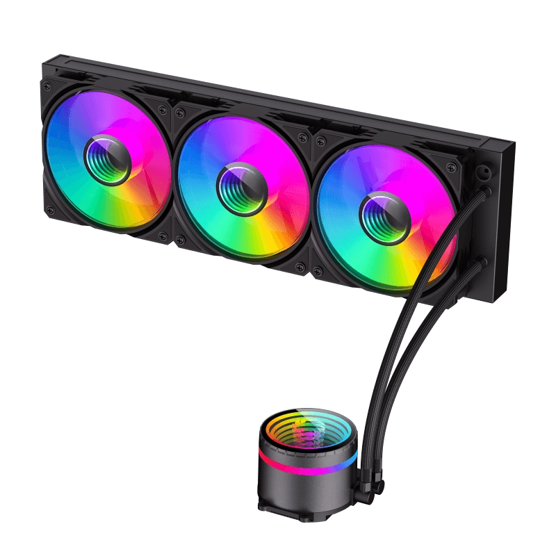 Жидкостная система охлаждения GameMax IceBurg Infinity 360 <LGA115X/17xx/1366/2011, TDP300W>