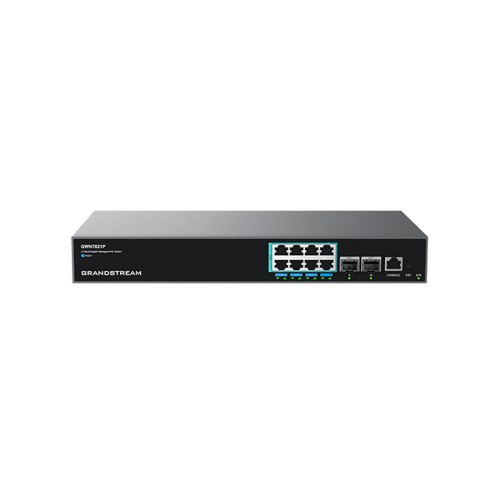 Коммутатор Grandstream GWN7821P, 8 портов 2.5 Гбит/с, 2×SFP+, PoE++, управляемый L3 — купить в Казахстане | neom.kz
