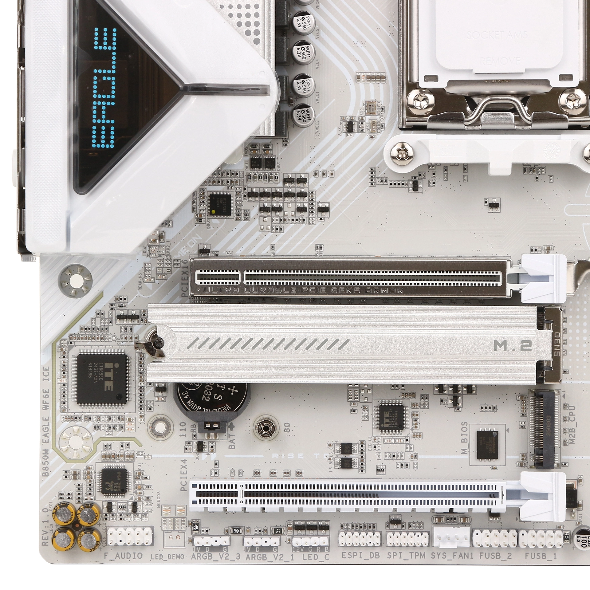 Материнская плата Gigabyte B850M EAGLE WIFI6E ICE AM5 B850 DDR5 Micro ATX фото 4