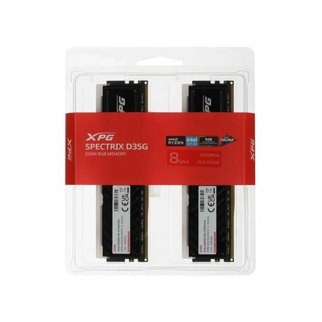 Комплект модулей памяти ADATA XPG SPECTRIX D35G RGB AX4U32008G16A-DTBKD35G DDR4 16GB (Kit 2x8GB) – купить недорого с доставкой по Алматы и Казахстану