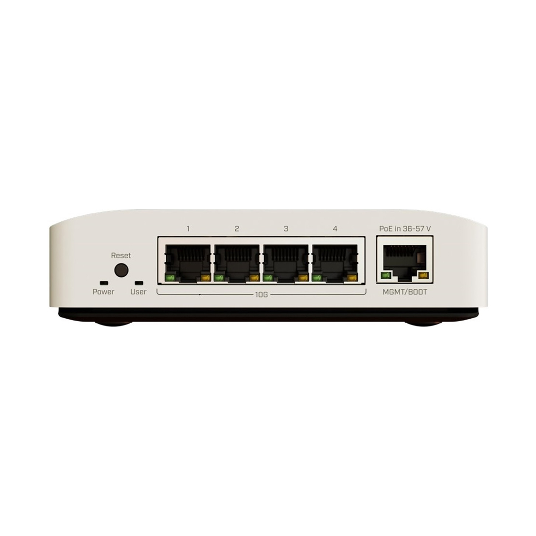 Коммутатор MikroTik CRS304-4XG-IN, 4 порта 10 Гбит/с, 1 порт 1 Гбит/с – купить недорого с доставкой по Алматы и Казахстану