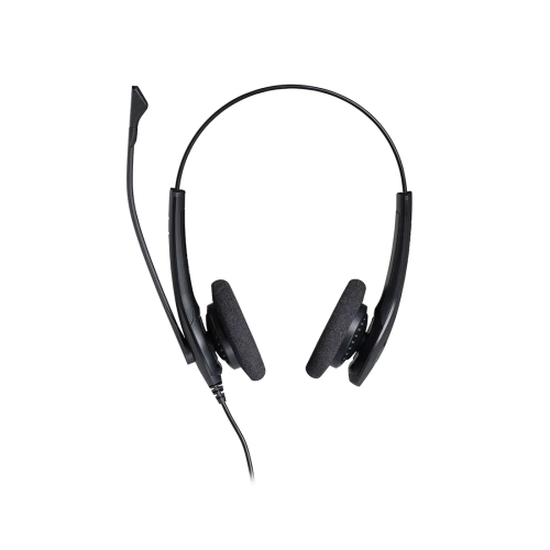 Гарнитура проводная Jabra BIZ 1500 Duo Duo QD EMEA, 32 мм, чёрная — купить в Казахстане | neom.kz
