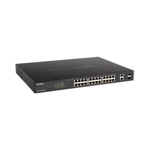 Коммутатор D-Link DGS-1100-26MPPV2/A3A, 24 порта 1 Гбит/с, 2×SFP, PoE++, управляемый L2 — купить в Казахстане | neom.kz