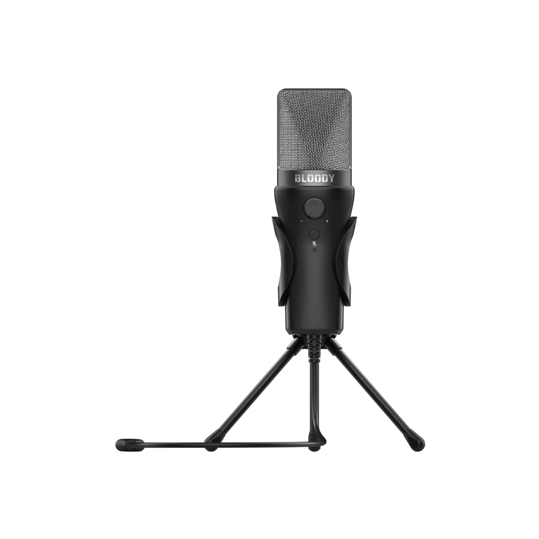 Микрофон A4Tech Bloody, USB, кардиоида, чёрный (GM20 Black)
