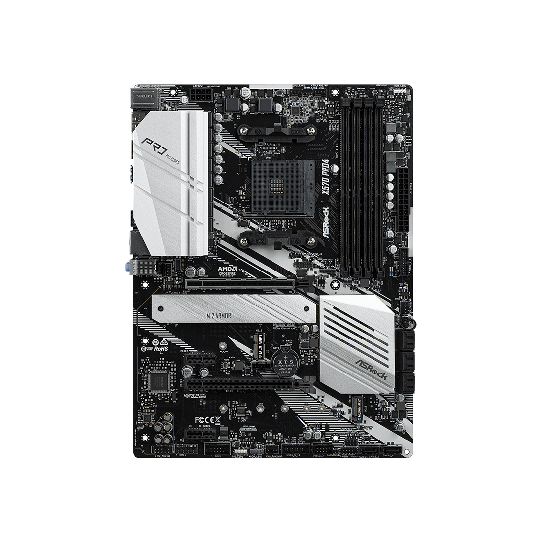 Материнская плата ASRock X570 PRO4 AM4 X570 DDR4 ATX