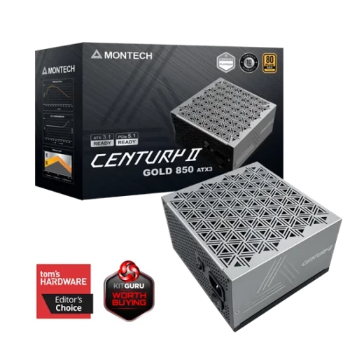 Блок питания Montech CENTURY II 850W 80 PLUS Gold — купить в Казахстане | neom.kz