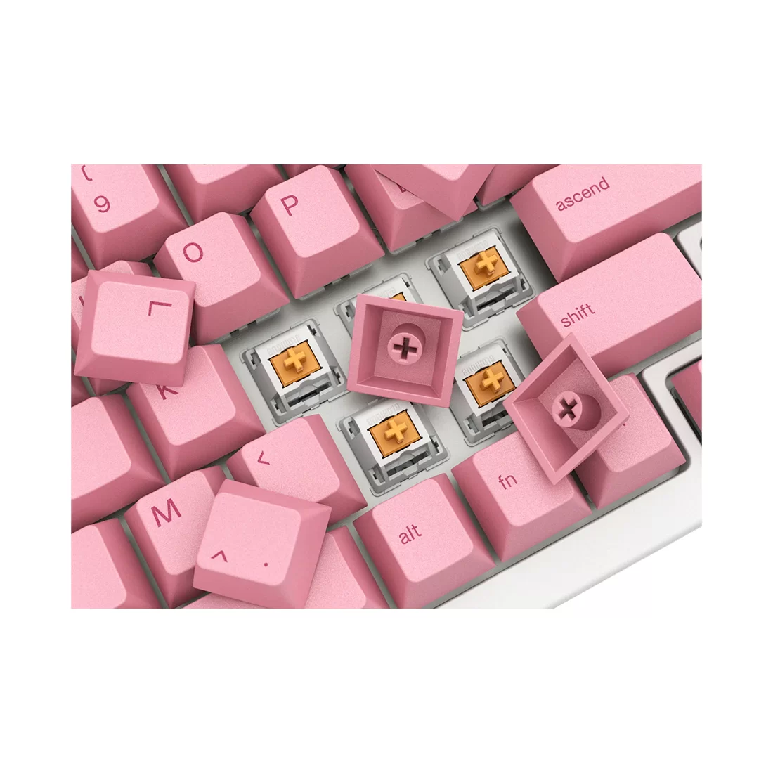 Набор кнопок на клавиатуру Glorious GPBT Keycaps Grapefruit (GLO-KC-GPBT-PG) – купить недорого с доставкой по Алматы и Казахстану