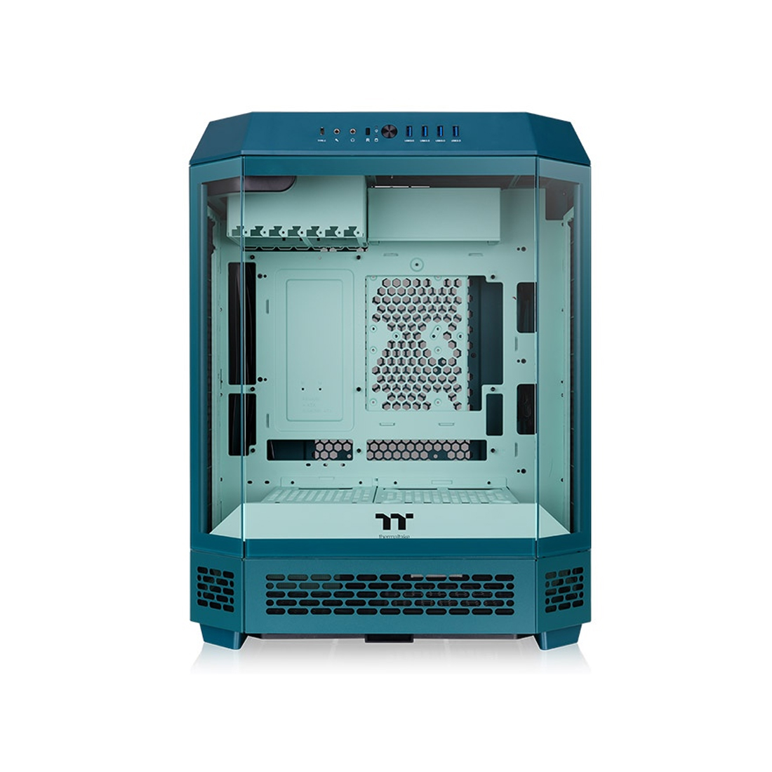 Корпус Thermaltake The Tower 600 Transformative Teal, Midi Tower, бирюзовый, без БП