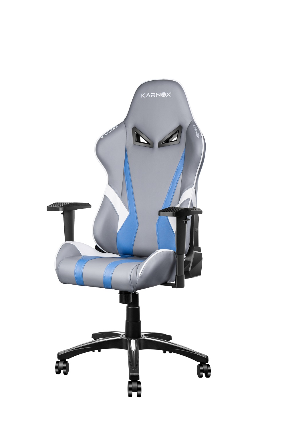 Игровое компьютерное кресло Karnox HERO Lava Edition, до 90 кг, серо-синее (KX800105-LA) — купить в Казахстане | neom.kz