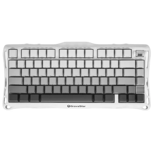 Клавиатура игровая механическая беспроводная GravaStar Mercury K1 Gradient White, 79 клавиш, белая — купить в Казахстане | neom.kz