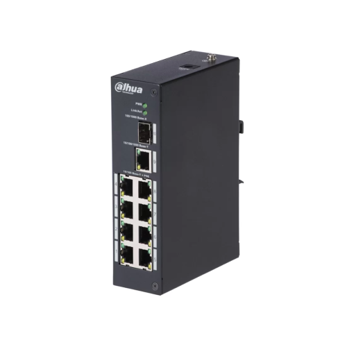 Коммутатор Dahua DH-PFS3110-8ET-96, 8 портов 100 Мбит/с, 1 порт 1 Гбит/с, 1×SFP, PoE, неуправляемый — купить в Казахстане | neom.kz