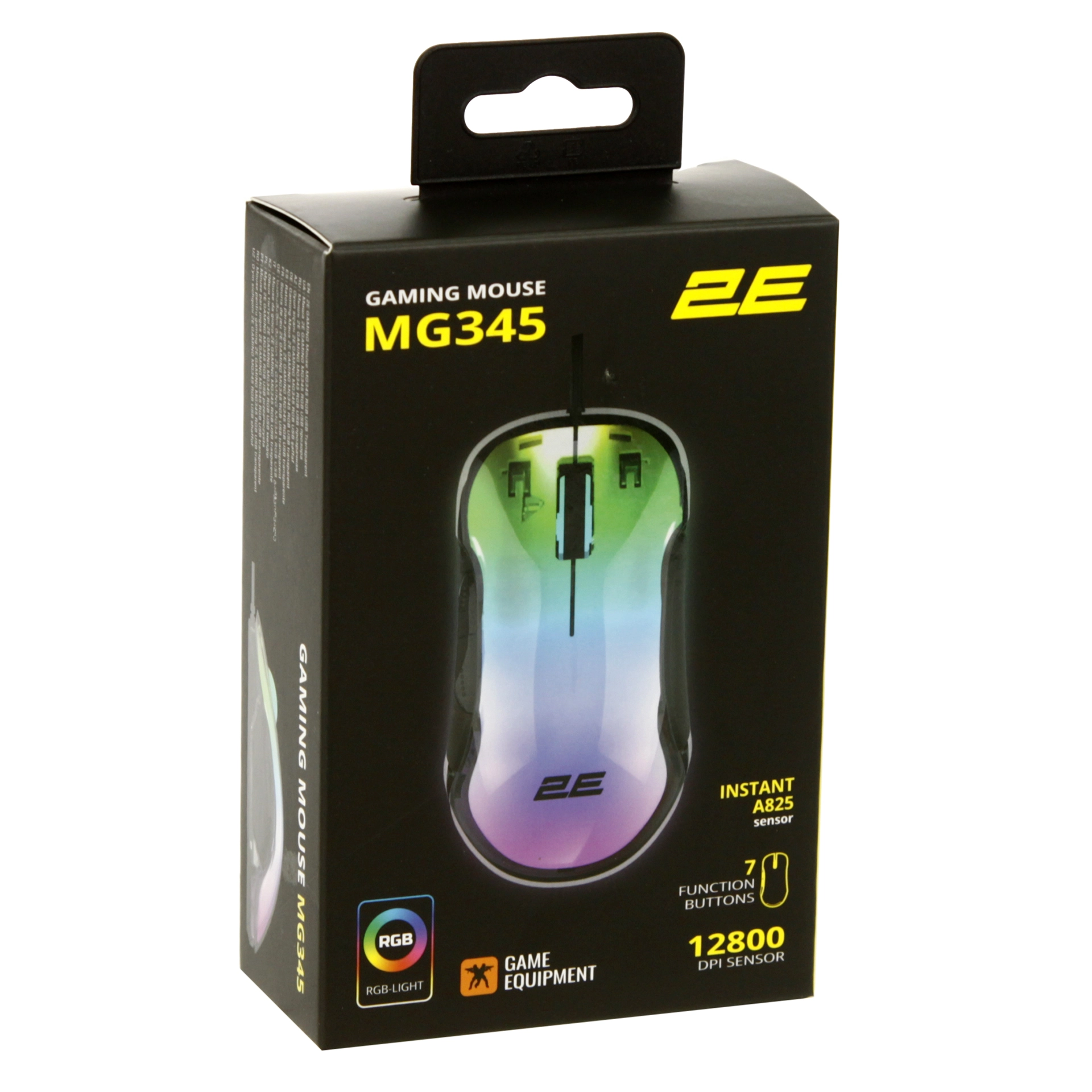 Мышь игровая проводная 2E MG345 RGB, 8 кнопок, 12800 dpi, прозрачная – купить недорого с доставкой по Алматы и Казахстану фото 5