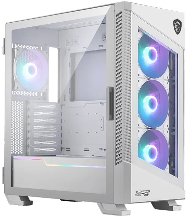 Корпус MSI MPG VELOX 100R, Midi Tower, белый, без БП