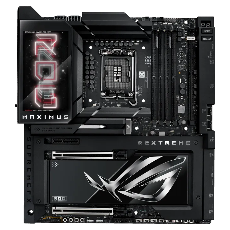 Материнская плата ASUS ROG MAXIMUS Z890 EXTREME, LGA1851 4xDDR5 4xSATA3 4xM.2 HDMI USB-C ATX – купить недорого с доставкой по Алматы и Казахстану