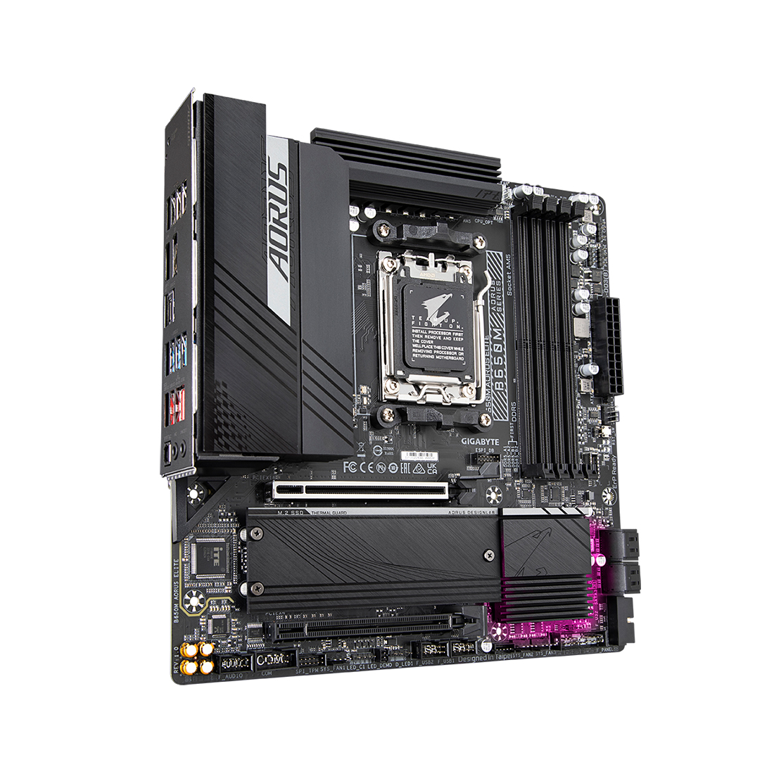 Материнская плата Gigabyte B650M AORUS ELITE фото 3