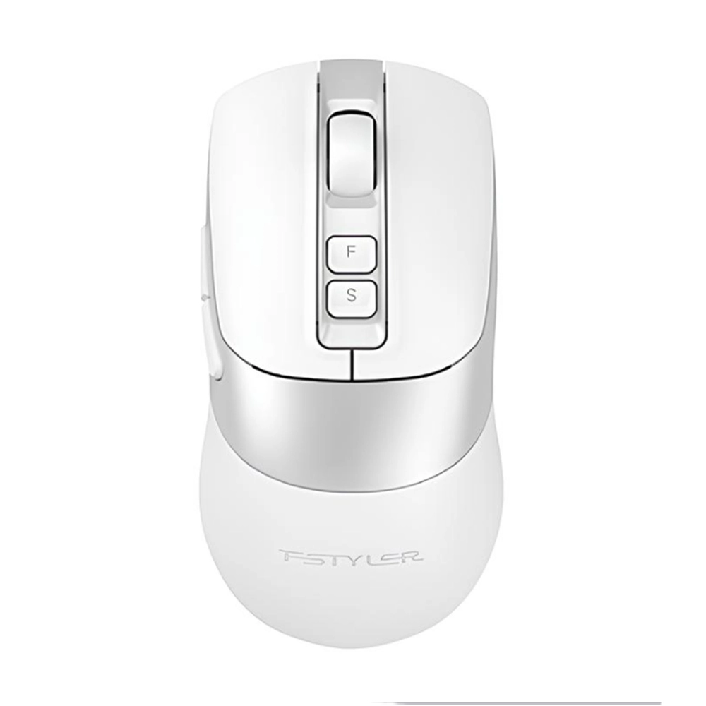 Мышь беспроводная A4tech Fstyler FG50S Plus, 3200 dpi, белая – купить недорого с доставкой по Алматы и Казахстану