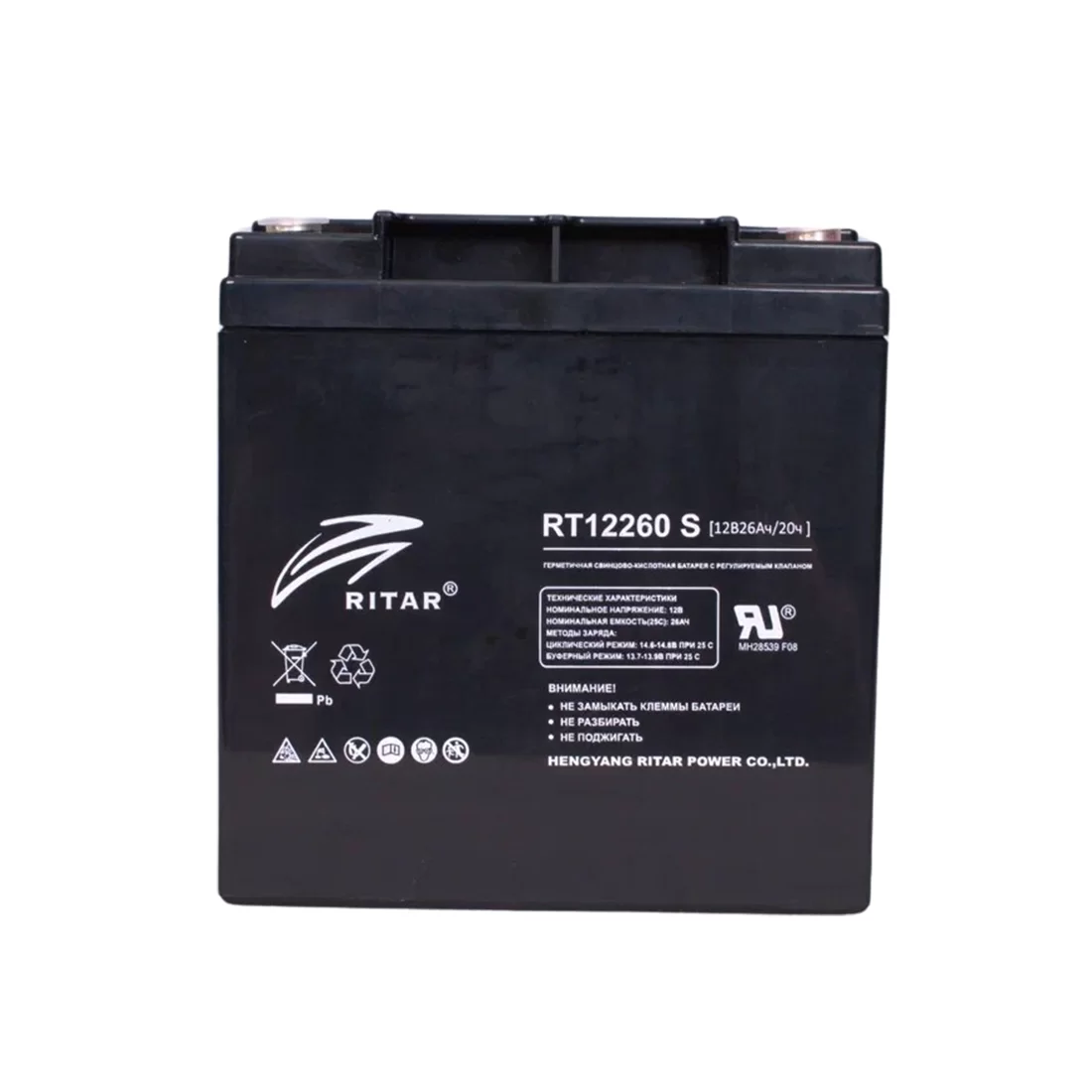 Аккумуляторная батарея Ritar RT12260 S 12В 26 Ач – купить недорого с доставкой по Алматы и Казахстану