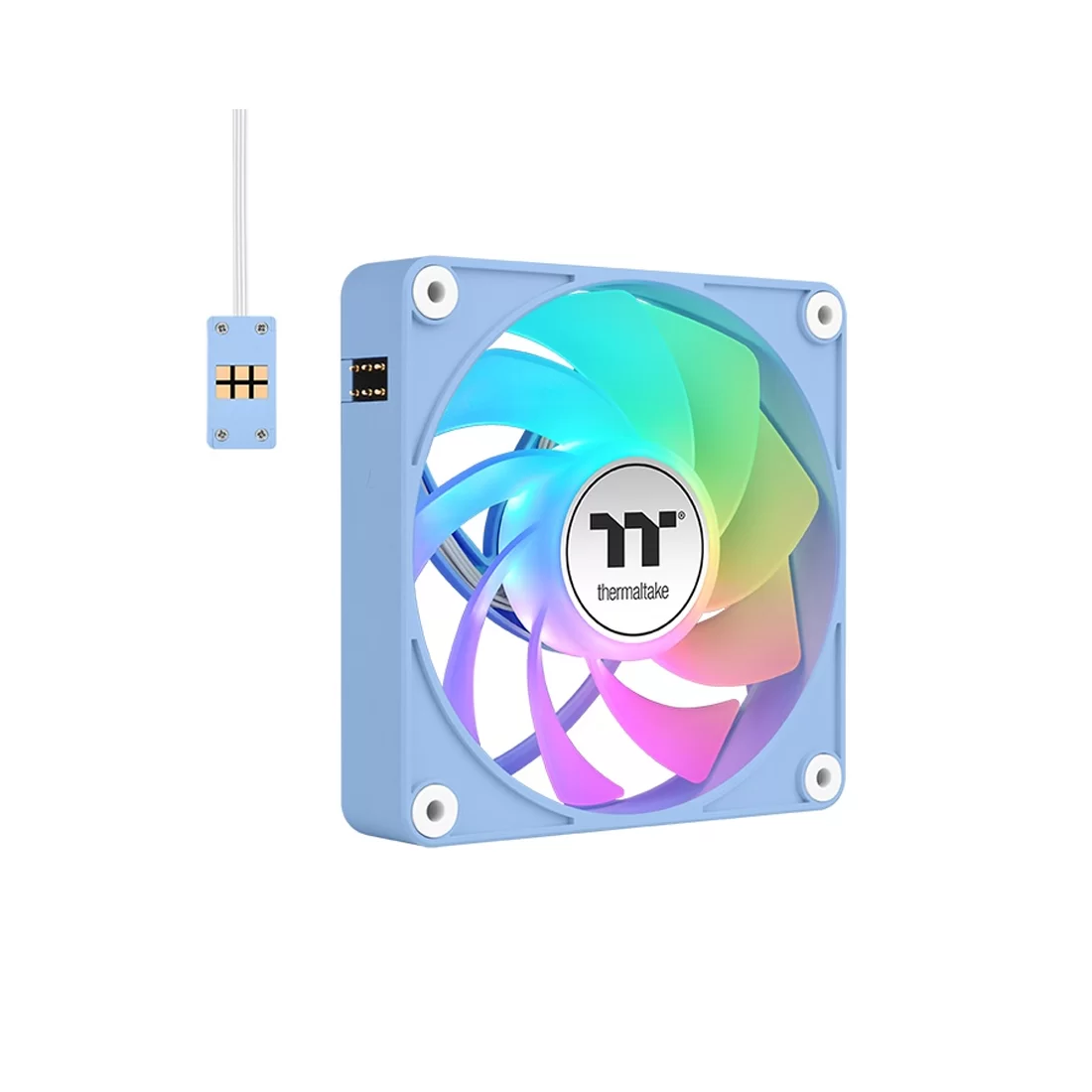 Кулер для компьютерного корпуса Thermaltake CT120 ARGB Sync PC Cooling Fan Hydrangea Blue (3 pack) – купить недорого с доставкой по Алматы и Казахстану