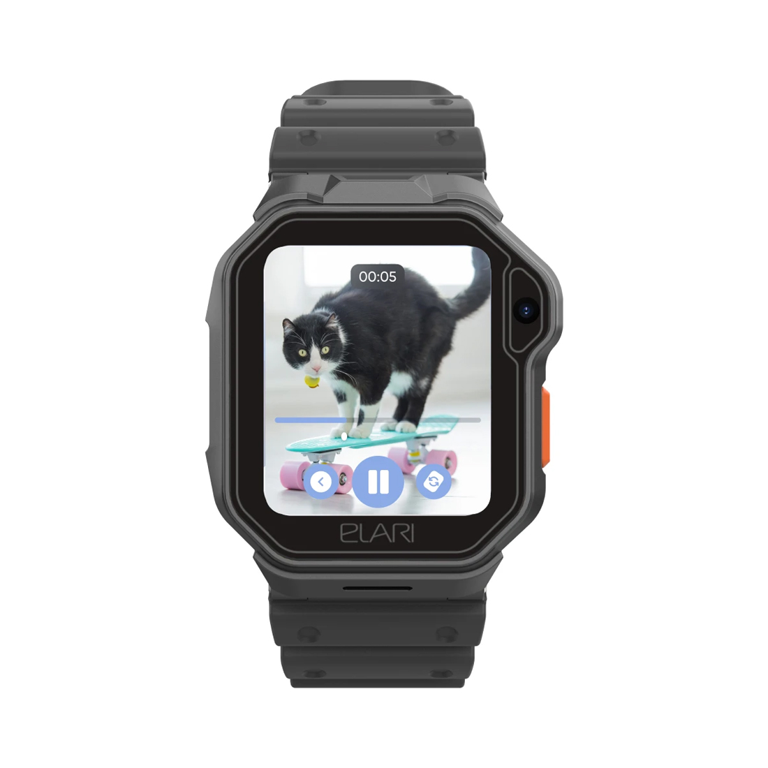 Смарт часы Elari KidPhone 4G Techno Черный – купить недорого с доставкой по Алматы и Казахстану фото 2