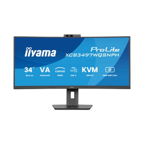 Монитор Iiyama XCB3497WQSNPH-B1 34" UWQHD VA 120Hz (XCB3497WQSNPH-B1) — купить в Казахстане | neom.kz