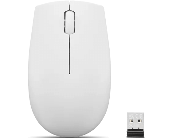 Мышь беспроводная Lenovo 300 Compact, 3 кнопки, 1000 dpi, серая — купить в Казахстане | neom.kz