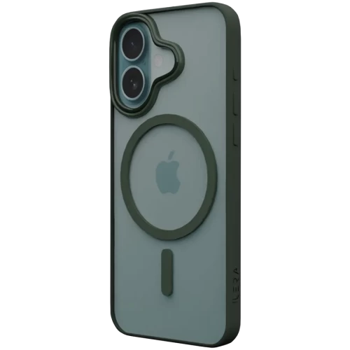 Чехол iLeraGo ColorAnt Clear Case, Deep Green for iPhone 16 — купить в Казахстане | neom.kz