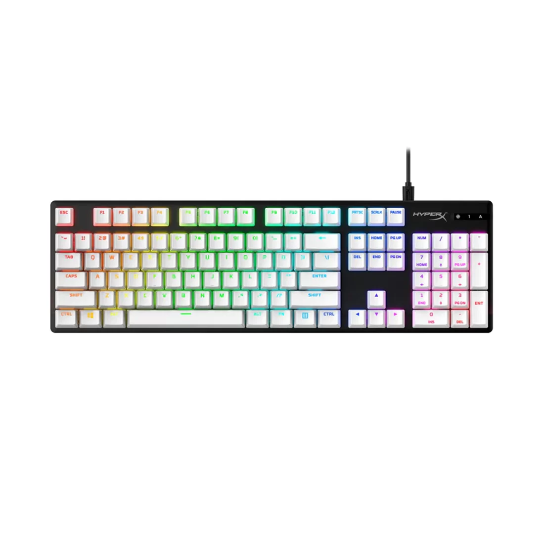 Набор кнопок на клавиатуру HyperX PBT Keycaps Full Key Set (White) 519T5AA#ACB – купить недорого с доставкой по Алматы и Казахстану