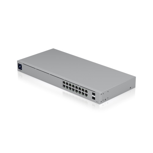 Коммутатор Ubiquiti USW-16-POE, 16 портов 1 Гбит/с, 2×SFP, PoE+, управляемый L2 — купить в Казахстане | neom.kz