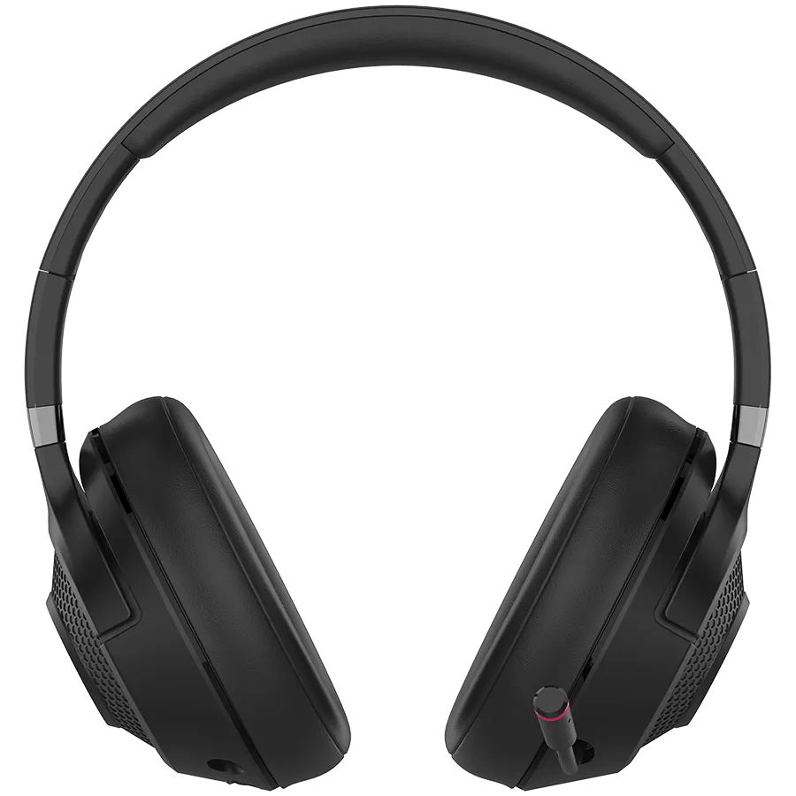 LORGAR Noah 501, gaming bluetooth headset with microphone, BT 5.3 JL7006, battery 1000mAh, type-C charging cable 0.8m, audio cable 1.5m, size:195*185*80mm, 0.28kg. Black – купить недорого с доставкой по Алматы и Казахстану фото 4