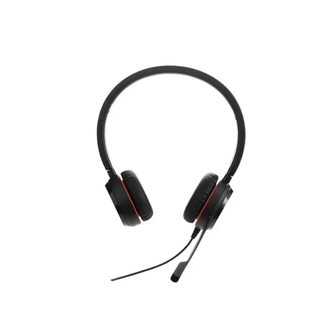 Гарнитура офисная проводная Jabra EVOLVE 20 SE MS USB C/A adapter Leather, 28 мм, красная/чёрная – купить недорого с доставкой по Алматы и Казахстану