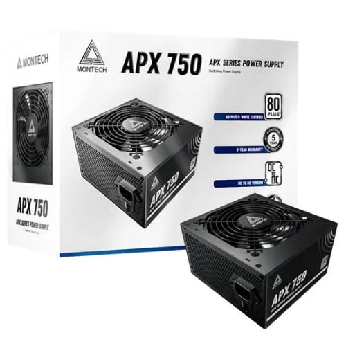 Блок питания Montech APX 750W 80 PLUS — купить в Казахстане | neom.kz