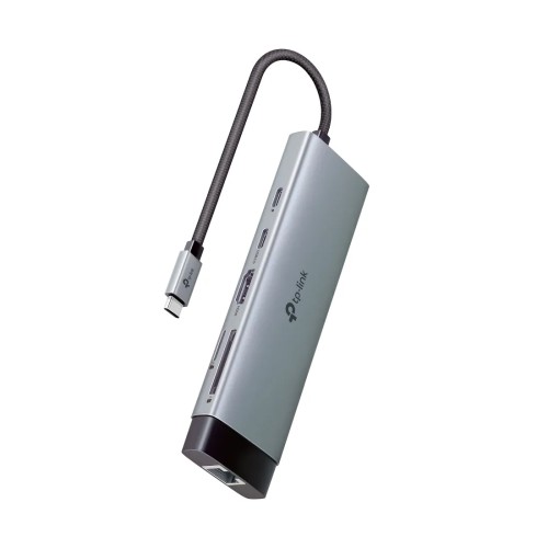 USB-хаб TP-Link UH9120C 9-в-1, подключение USB-C, HDMI, RJ-45, картридер, зарядка PD 100 Вт — купить в Казахстане | neom.kz
