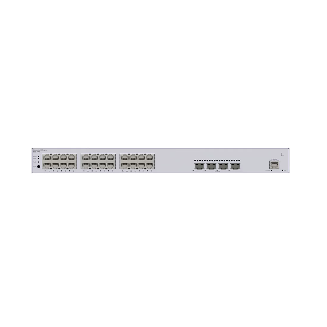Коммутатор Huawei S220-24P4X, 24 порта 1 Гбит/с, 4×SFP, PoE+, управляемый L2 – купить недорого с доставкой по Алматы и Казахстану