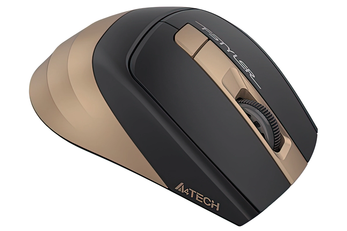 Мышь беспроводная A4Tech Fstyler FG35-BRONZE, 7 кнопок, 2000 dpi
