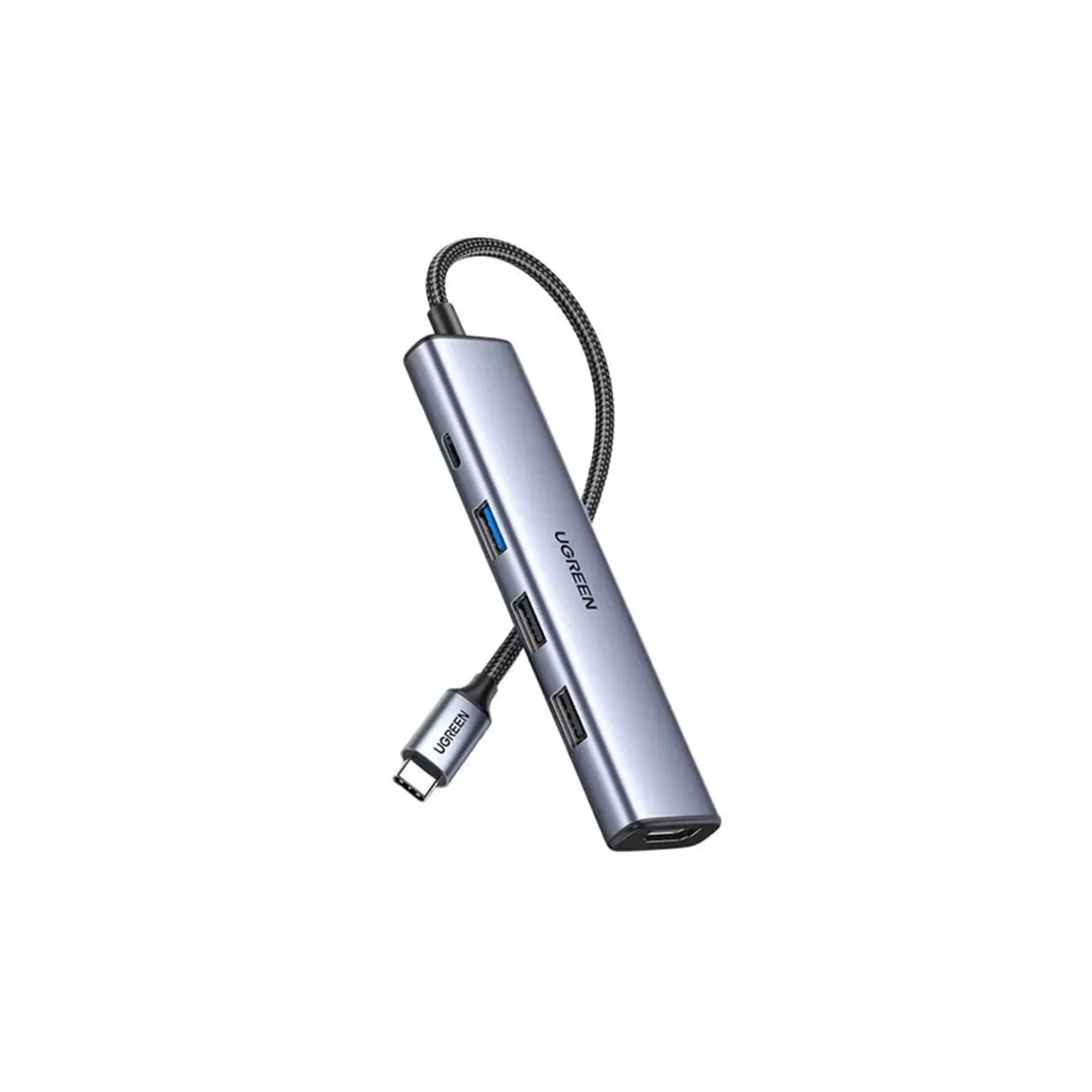 Мультифункциональный адаптер Ugreen CM478/15495 Type-C 5 в 1 Серый – купить недорого с доставкой по Алматы и Казахстану
