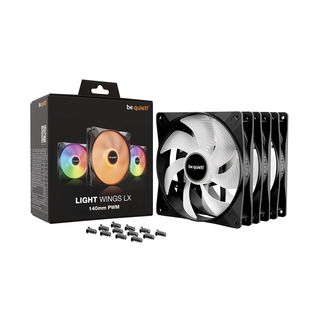 Вентилятор для компьютерного корпуса Bequiet! Light Wings LX 140mm PWM Triple pack – купить недорого с доставкой по Алматы и Казахстану