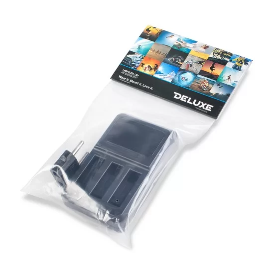Зарядное устройство Deluxe для 3 батарей GoPro Hero 4 от USB (DLGP-404) – купить недорого с доставкой по Алматы и Казахстану