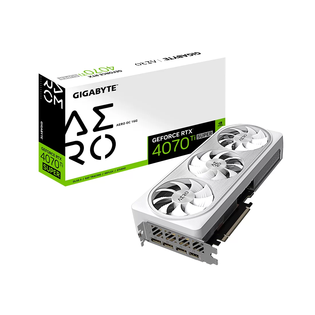 Видеокарта Gigabyte RTX 4070 Ti Super Aero OC, 16 ГБ, GDDR6X