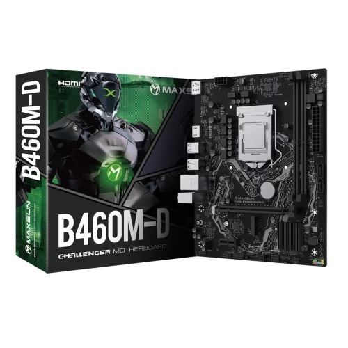Материнская плата MaxSun CHALLENGER B460M-D LGA1200 B460 DDR4 Micro ATX