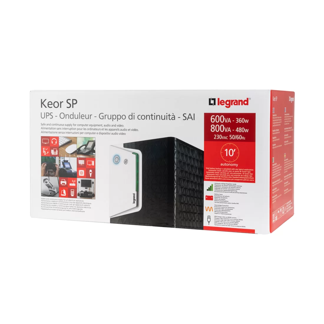 Источник бесперебойного питания Legrand Keor SP 800 ВА – купить недорого с доставкой по Алматы и Казахстану фото 3