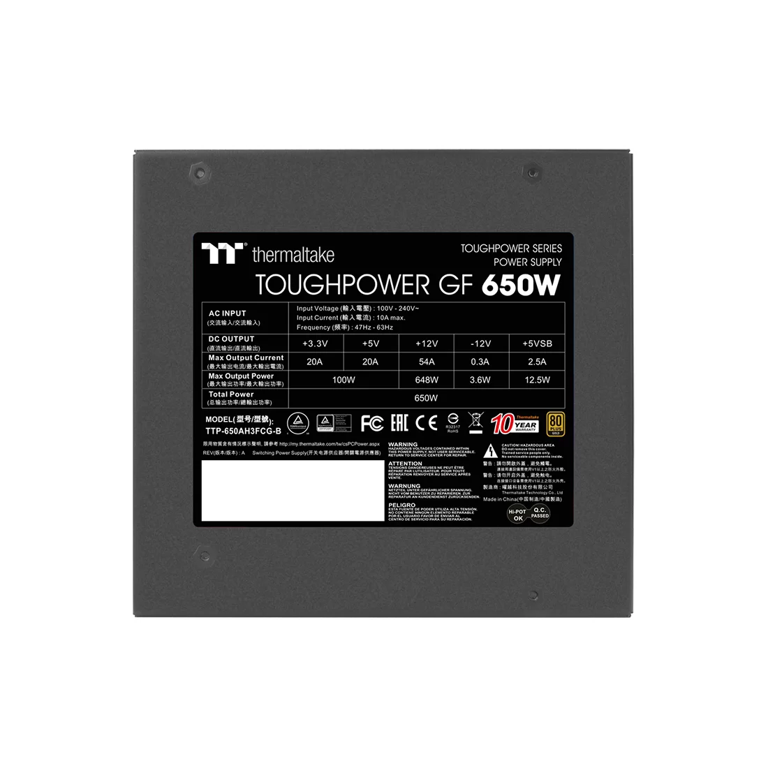 Блок питания Thermaltake Toughpower GF 650W – купить недорого с доставкой по Алматы и Казахстану фото 3