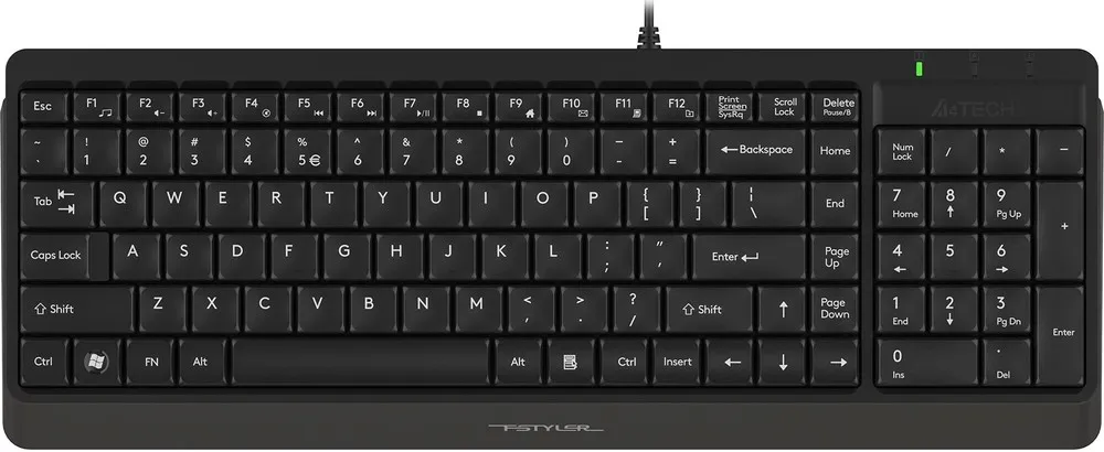 Клавиатура A4Tech Fstyler FK15, Black, USB