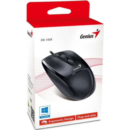 Мышка Genius RS2,DX-150X,USB,BLACK,G5 31010231100 – купить недорого с доставкой по Алматы и Казахстану