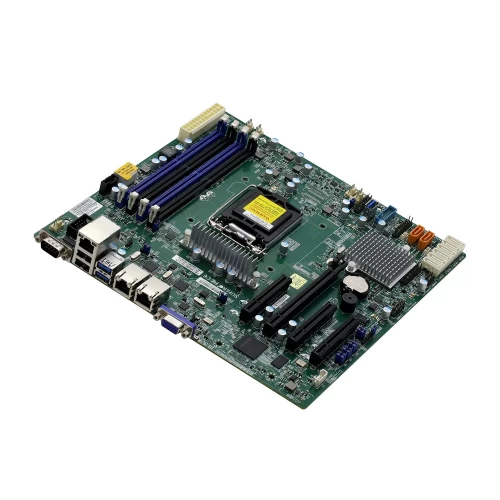 Материнская плата сервера Supermicro, LGA1151, microATX (MBD-X11SSM-FB) — купить в Казахстане | neom.kz