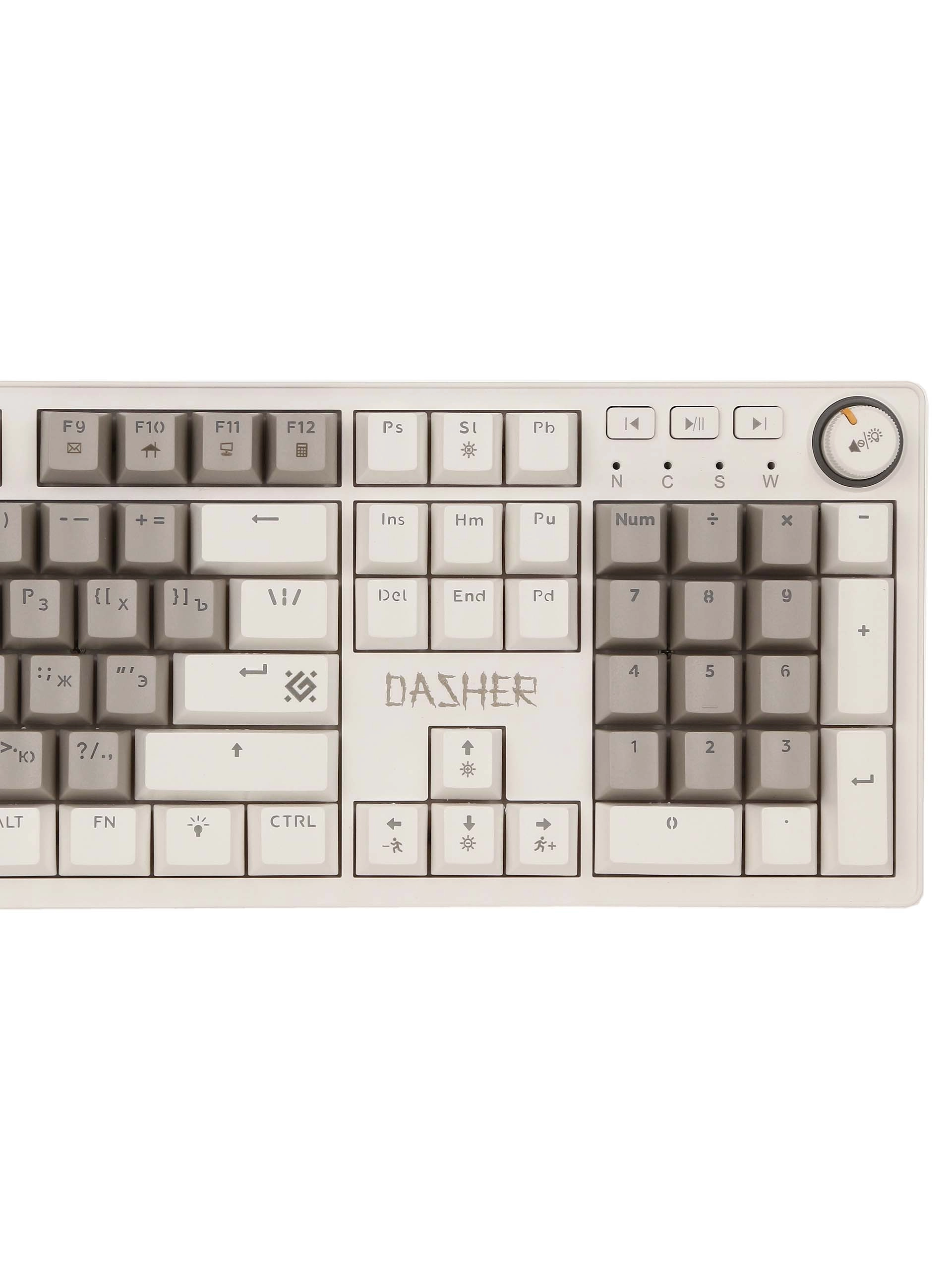 Клавиатура Defender Dasher GK-472, YH red, Grey-White, USB – купить недорого с доставкой по Алматы и Казахстану фото 4