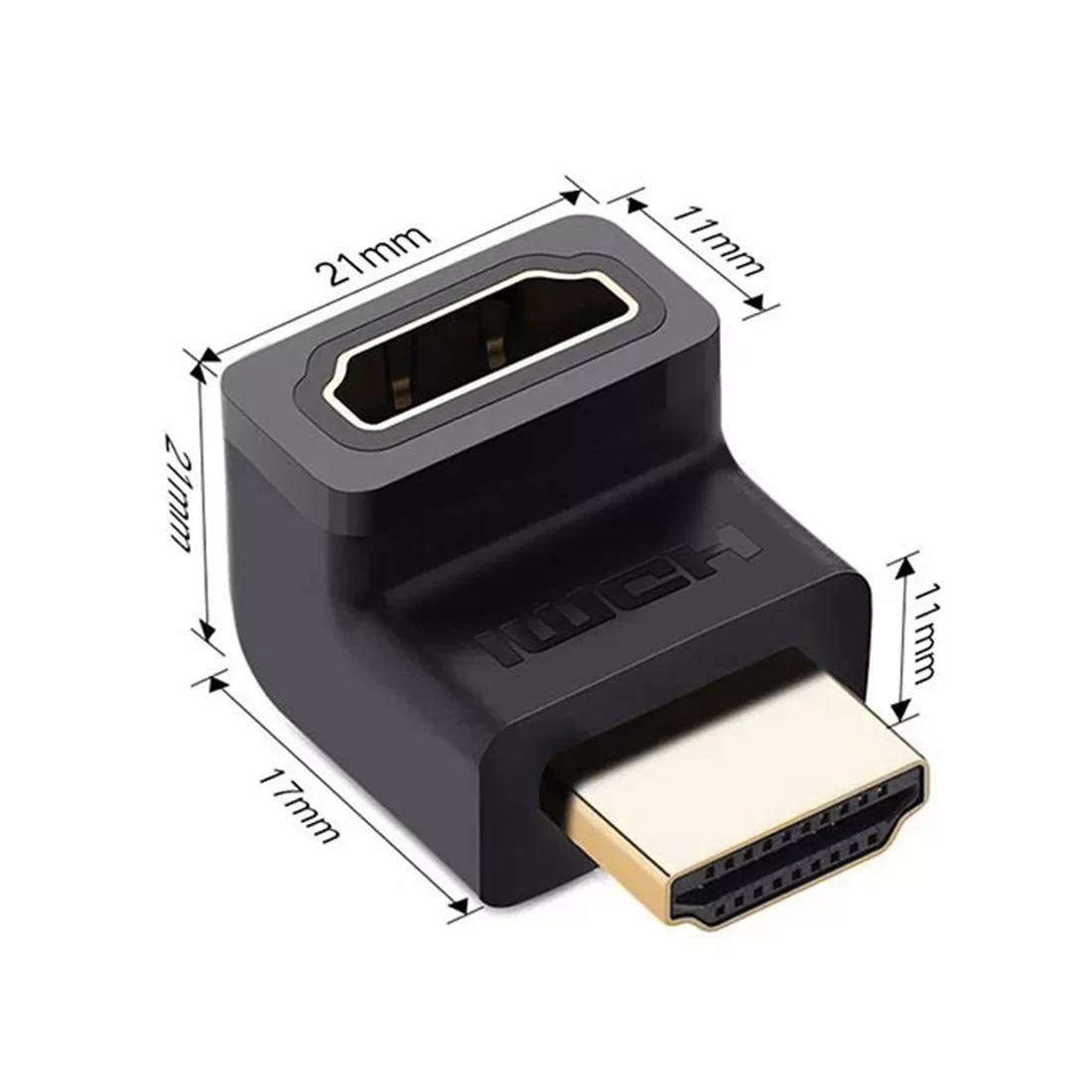 Угловой переходник Ugreen HD112 HDMI Male To Female Вверх – купить недорого с доставкой по Алматы и Казахстану