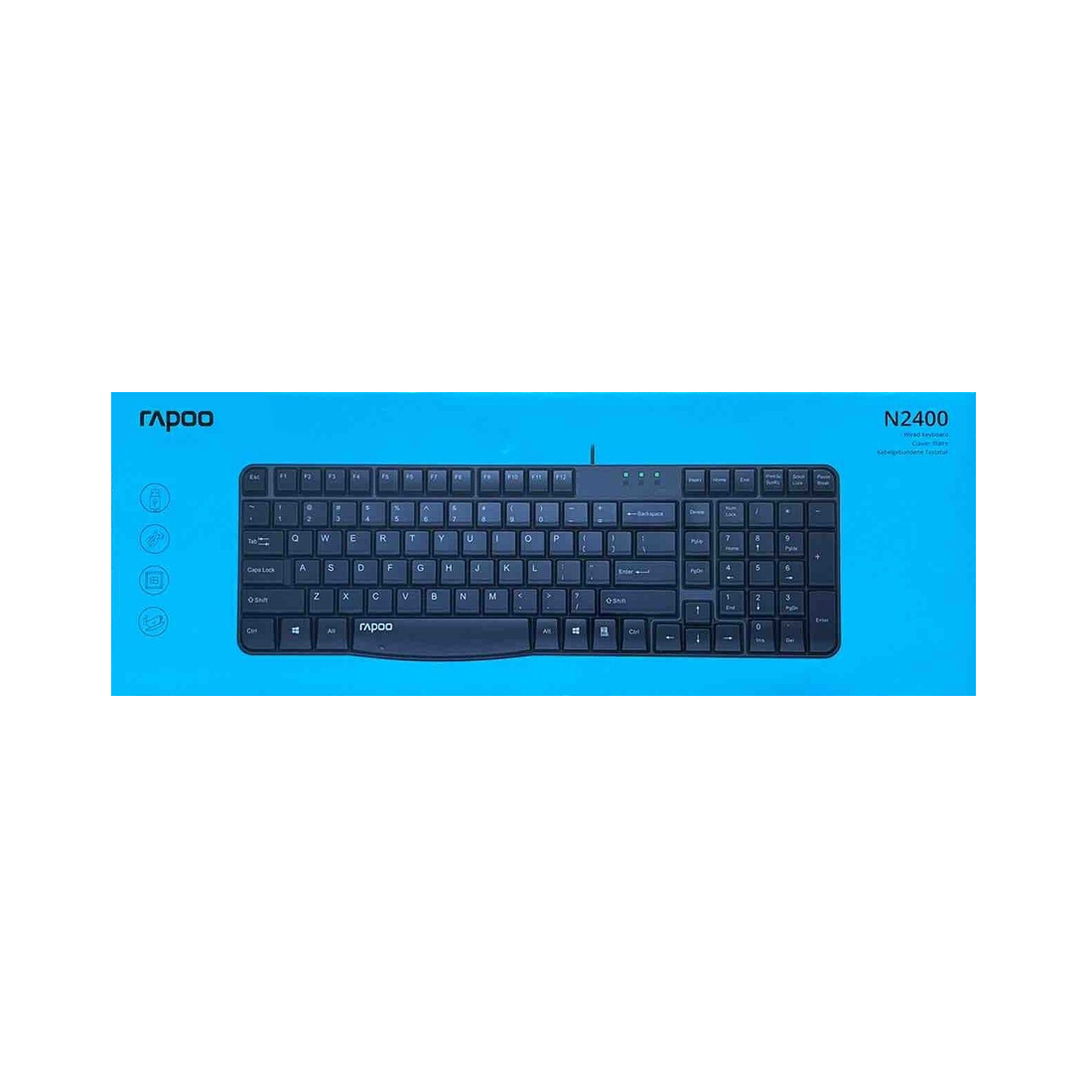Клавиатура Rapoo NK2400 – купить недорого с доставкой по Алматы и Казахстану