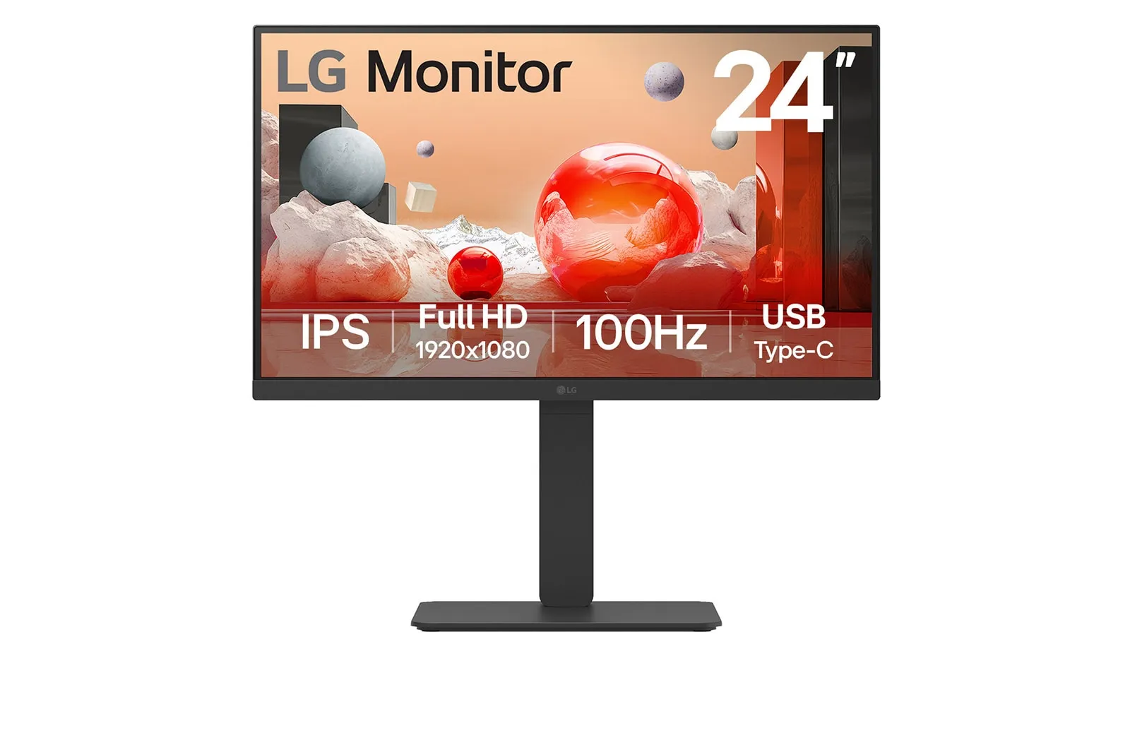 Монитор LG 24BA650-B 23.8