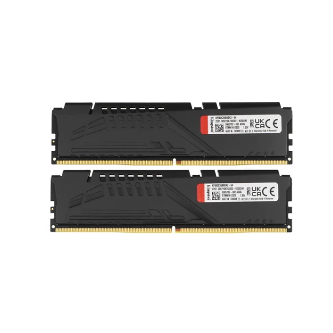 Комплект модулей памяти Kingston FURY Beast KF560C36BBEK2-64 DDR5 64GB (Kit 2x32GB) 6000MHz — оперативная память RAM фото 2